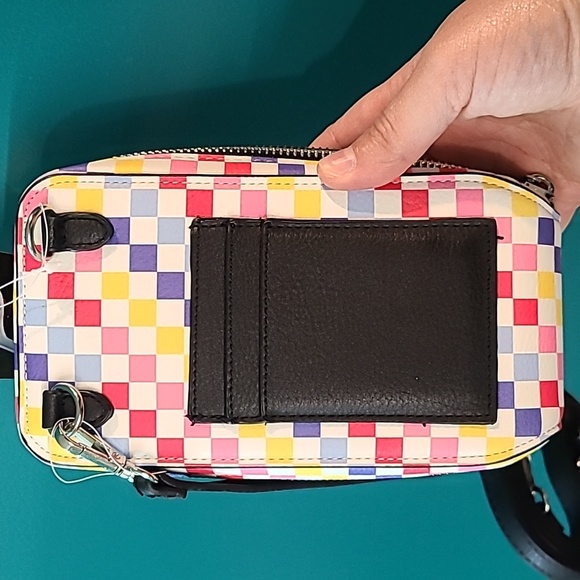 No Boundaries Rainbow Checkered Phone Crossbody - Picture 7 of 7